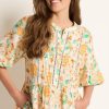 Monte & Lou Linen Tiered Dress Romey | Clothing