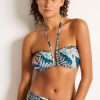 Monte & Lou Up To A Dd/E Coral Edge Bandeau Huahine | Bikini Tops