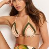 Monte & Lou Crochet Slide Tri Fernanda | Bikini Tops