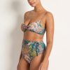 Monte & Lou Twist Front Bralette Willow | Bikini Tops