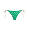 Monte & Lou Pineapples Reversible Tide Side Pant Lime/Linen | Bikini Tops