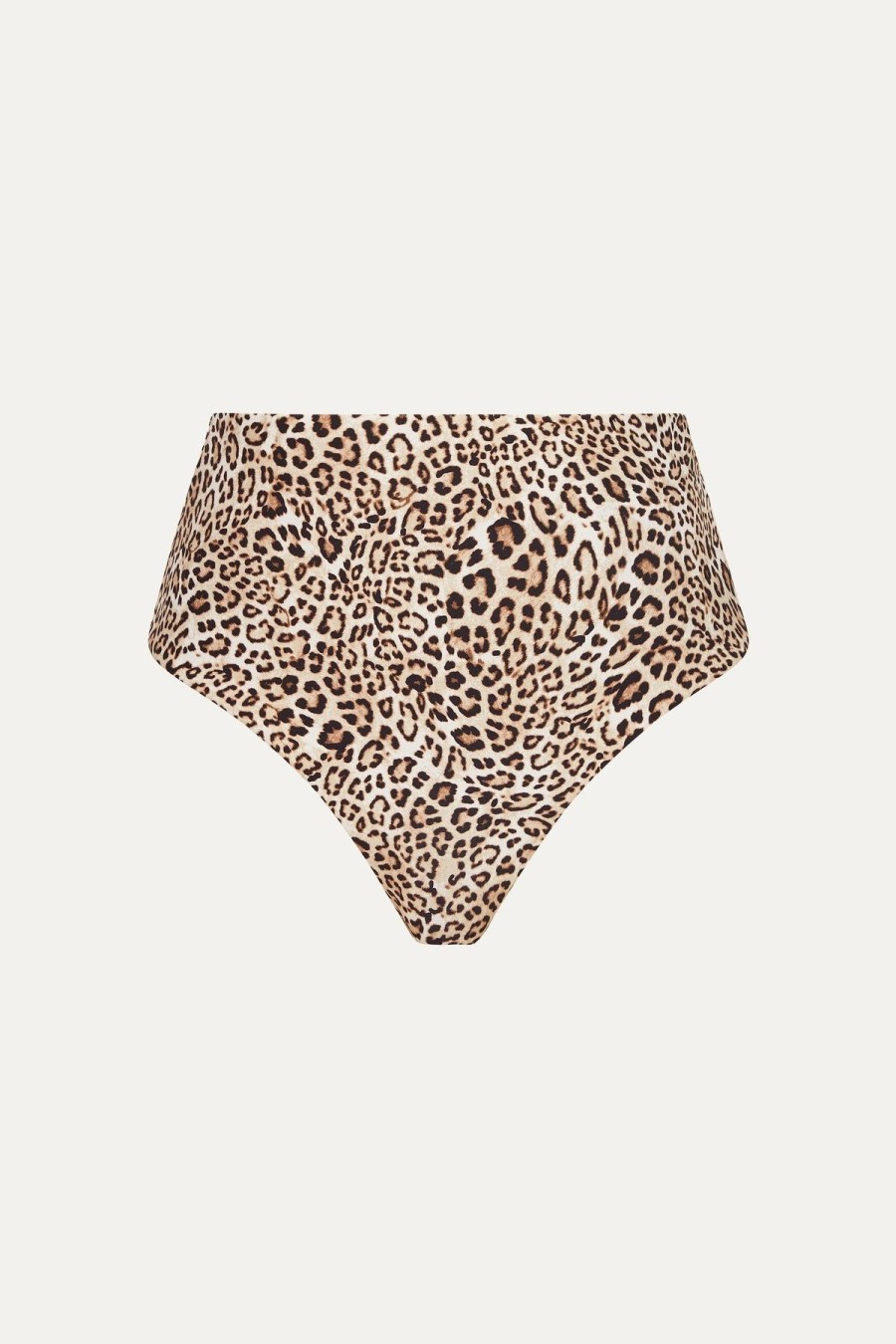 Monte & Lou Wisdom Leopard Reversible Byron Bikini Pant Leopard/Black | Bikini Bottoms