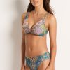 Monte & Lou Mid Rise Ruched Pant Willow | Bikini Tops