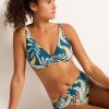 Monte & Lou Multi Fit Twist Crop Huahine | Bikini Tops