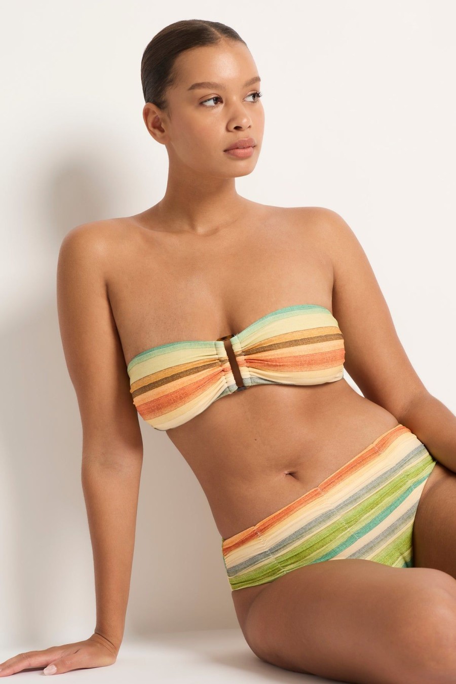 Monte & Lou Up To A D Bilgola Bandeau Adriana | Bikini Tops