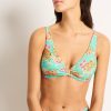 Monte & Lou Multi Fit Twist Crop Mindy | Bikini Tops